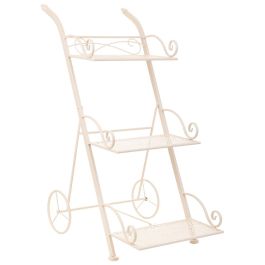 Soporte para Maceta Alexandra House Living Blanco Metal Hierro 25 x 32 x 55 cm Precio: 63.78999968. SKU: B13N989MR2