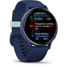 Garmin vivoactive 5 Azul Reloj Inteligente GPS AMOLED Pantalla Táctil Monitor Cardíaco Unisex 42mm 4GB Resistencia al Agua 5 ATM Unisex