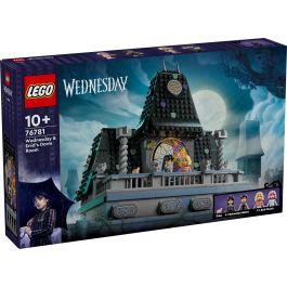 LEGO 76781 Set de Construcción Wednesday: El Dormitorio de Miércoles y Enid, Incluye 4 Minifiguras, Temática Nevermore
