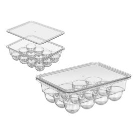 Huevera 12 Cavidades Tapa Kinvara 22x8x17cm (Set de 12) Precio: 53.93454. SKU: B18B2ZLR36