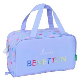 Neceser Safta Rectangular Benetton Lila 140x310x190 mm Neceser Safta Rectangular Benetton Lila 140x310x190 mm