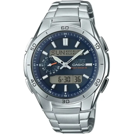 Casio WAVECEPTOR Reloj de Acero Inoxidable - Gris Precio: 143.68999986. SKU: B1AAZTND38