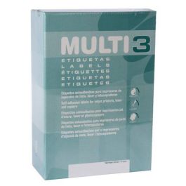 Multi-3 Etiquetas Adhesivas 105x42,4 mm para Inkjet y Láser, C-Rectos, 14 X 500H, Blanco Precio: 30.50000052. SKU: S8413479
