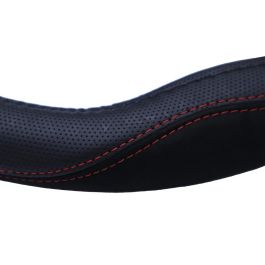 Momo MOMLSWC0COMKR Funda Volante Comfort Microfibra Negro/Rojo 38-39 cm, Agarre Firme y Confort, Estilo Deportivo Universal Momo MOMLSWC0COMKR Funda Volante Comfort Microfibra Negro/Rojo 38-39 cm, Agarre Firme y Confort, Estilo Deportivo Universal