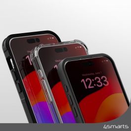 4smarts Protector de Pantalla Second Glass Privacy con Marco de Montaje para iPhone 15 Plus