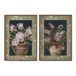 DKD Home Decor Cuadro Decorativo Shabby Verde Azul 2.5 x 70 x 50 cm Cristal Abeto (2 Unidades) Precio: 81.50000012. SKU: B1BL9CTXJF