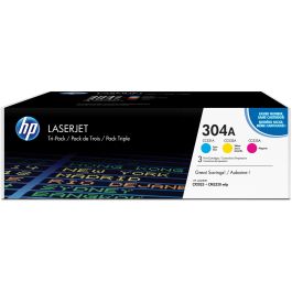 HP CF372AM Tóner original LaserJet 304A Pack 3 cartuchos Cian/Magenta/Amarillo 2.800 páginas capacidad estándar Precio: 306.99000024. SKU: B1HN7H6B8S