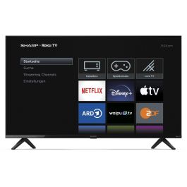 Sharp 43GD2225E TV LED Full HD 43" (109 cm) Smart TV con Wi-Fi, Active Motion 200, HDR10, Roku OS y Dolby Audio Negro