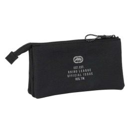 Portatodo Triple Eckō Unltd. Rhino Negro Gris 22 x 12 x 3 cm Portatodo Triple Eckō Unltd. Rhino Negro Gris 22 x 12 x 3 cm