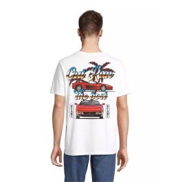 Camiseta de Manga Corta Hombre RADIKAL OUT RUN Blanco XXL