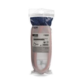 Edm Kit Manguera Butaflex Bicapa para Butano Naranja 9x15mm 1.5m con 2 Abrazaderas