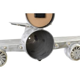 DKD Home Decor Reloj de Pared Vintage Plateado 102 x 26 x 22 cm