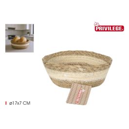 Inde Cesta Cónica de Mimbre Redonda, 17 cm de Diámetro x 7 cm de Alto (18 Unidades) Precio: 32.69000009. SKU: B154F84AX6