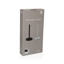Portarrollo de Papel de Cocina Versa Blanco Metal 32 cm Portarrollo de Papel de Cocina Versa Blanco Metal 32 cm