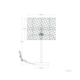 Lámpara de Mesa "Porbandar" [SKD-T1020]