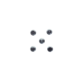Maul Imanes Cónicos de Neodimio (D=1.2cm) Pack 5 Unidades Color Plata para Fijación