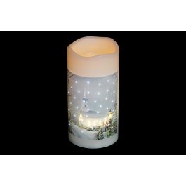 DKD Home Decor Decoración Luminosa Navidad Tradicional, Set 6 Unidades, LED, IP44, Blanco Multicolor, 7.5x15x7.5 cm, 3 Pilas AAA DKD Home Decor Decoración Luminosa Navidad Tradicional, Set 6 Unidades, LED, IP44, Blanco Multicolor, 7.5x15x7.5 cm, 3 Pilas AAA