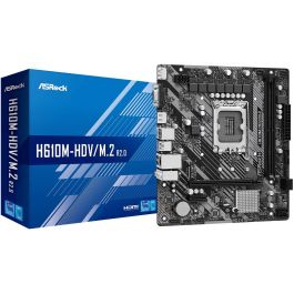 ASRock H610M-HDV/M.2 R2.0 Placa Base Socket 1700 mATX DDR4