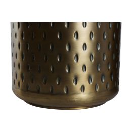 DKD Home Decor Mesita Auxiliar Moderno Dorado 43 x 54 x 43 cm Set de 2