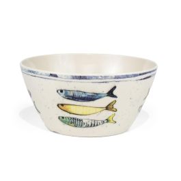 La Mediterranea Bol de Melamina Brillo Peixe 15 x 8 cm (24 Unidades)