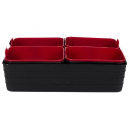 Je cherche une Idee Juego de 7 Cajas de Almacenamiento Flexibles y Apilables de Plástico PE Precio: 6.50000021. SKU: B1FZD6Z83H