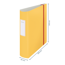 Leitz 10380019 Archivador Active Cosy 180° 80mm Amarillo