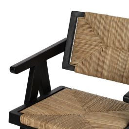 Silla Natural-Negro Madera 56 X 62 X 76,50 cm