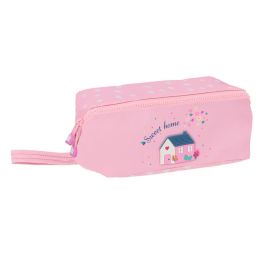 Estuche Escolar Glow Lab Sweet home Rosa 22 x 10 x 10 cm