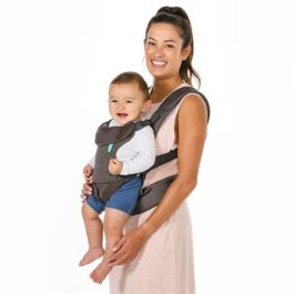 Portabebé Flip ergonómico 4 en 1 gris - INFANTINO - Flip ergonómico 4 en 1 - Poliéster - De 3,6 a 14,5 kg