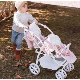 Muñecas Arias Coche Gemelar Universe 45x70x73 cm con Bolso