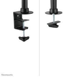 Neomounts FPMA-DCB100DBLACK Soporte de Escritorio Doble para 2 Monitores 10-27" hasta 10kg por Pantalla, Inclinable y Giratorio, Negro