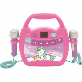 Lexibook Altavoz Bluetooth Karaoke Infantil Unicornio con 2 Micrófonos, Efectos de Luz RGB, Batería Recargable y Grabación Precio: 81.50000012. SKU: S2416613