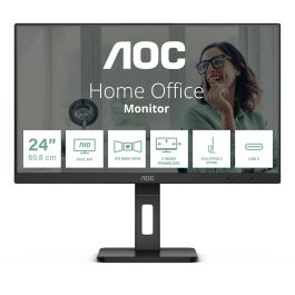 AOC 24P3CV Monitor 24" FHD IPS (1920x1080) 4ms 75Hz USB-C DisplayPort HDMI Altavoces Pivot Negro