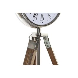 Reloj Pie Tradicional DKD Home Decor Natural Plateado 36 x 83 x 45 cm