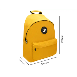 Antartik Mochila con Asa y Bolsillos con Cremallera Color Mostaza 310x160x410 mm