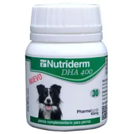 Konig Nutriderm DHA 400 mg - Suplemento alimenticio para perros con ácidos grasos - 30 Cápsulas Precio: 24.4999997. SKU: B1C3QWTVS7