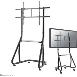 Neomounts NS-M3800BLACK Soporte de Suelo Móvil para TV de 60-100" (152-254 cm) hasta 100kg con Ruedas Negro