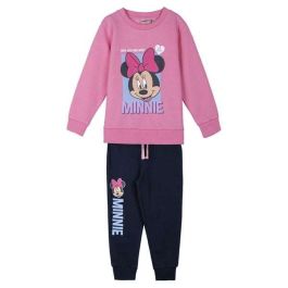 Cerdá Minnie Chándal Cotton Brushed Rosa para Niña 7 años Cerdá Minnie Chándal Cotton Brushed Rosa para Niña 7 años