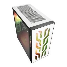 Sharkoon CA300T Torre ATX/E-ATX PC Juego Blanco con Ventana Lateral y 2xCristal Templado