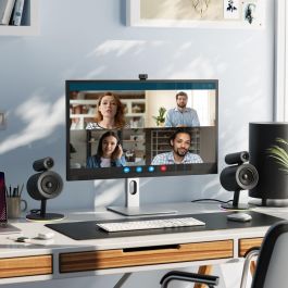 Alogic Monitor Clarity Pro Max 32" UHD 4K con Webcam Integrada de 8MP y Carga 65W