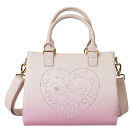 Loungefly Bolso Cute Stitch Disney Piel Vegana Correa Ajustable y Detalles en Relieve para Fanáticos