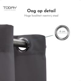 Today TOD3574643560032 Cortina con Ojales Hoy Esencial 140x240 cm Carbón