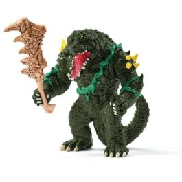 Schleich 42497 Ataque a la Fortaleza de Hielo, Criaturas de Eldrador con Tigre Dientes de Sable y Cocodrilo Luchador
