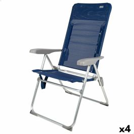 Silla de Playa Aktive Slim Plegable Azul marino 47 x 107 x 66 cm (4 Unidades) Precio: 149.99000038. SKU: B1FNXYKRZ7