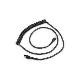 Zebra Cable USB en Espiral Apantallado para Escáner de Código de Barras (9 pies) Precio: 97.59000053. SKU: B1C9JGEAE8