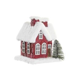 Casa Navidad Tradicional DKD Home Decor Rojo Blanco 16.5 x 17 x 17 cm (2 Unidades) Precio: 21.58999975. SKU: B1FZZAX4V2