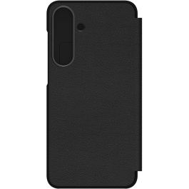Samsung Funda Wallet Flip para Galaxy S25 FE, Libro, Policarbonato/PU, Protege contra caídas y arañazos, Negro