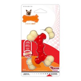 Mordedor de perro Nylabone Extreme Chew Doble Bacon Nylon Termoplástico Talla XS Precio: 5.59000035. SKU: S6103388