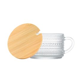 Azucarero de vidrio con tapa de bambú - La Mediterr by Inde (24 Unidades) Azucarero de vidrio con tapa de bambú - La Mediterr by Inde (24 Unidades)