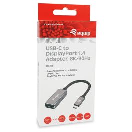 Equip Adaptador USB-C Macho a DisplayPort 1.4 Hembra 8K/30Hz